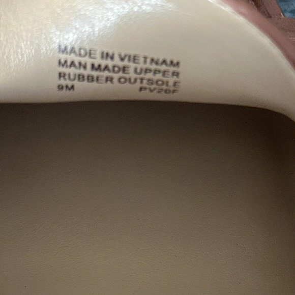 Michael Kors Loafers Womens 9M Brown Block Heel Faux Crocodile Embossed Pump - Picture 11 of 13